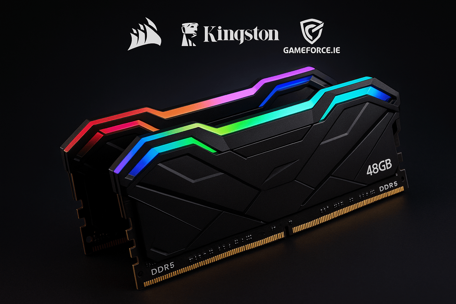 Corsair vengeance memory , Kingston memory , pc builders gameforce.uk