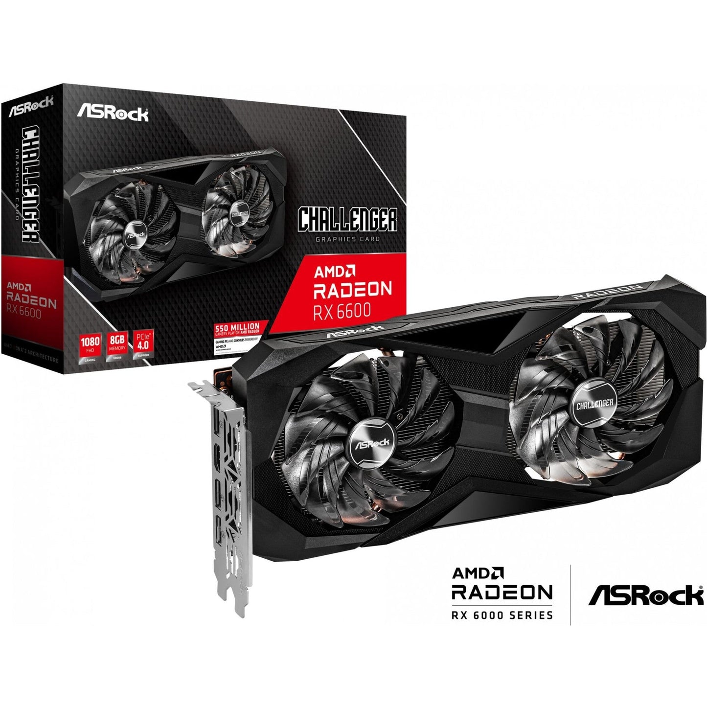 Asrock Challenger RX6600 CLD 8G - TECHDIRECT ASRock - Ireland - Carlow - Dublin - Cork
