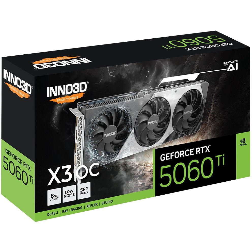 RTX 5060 Ti 8GB Inno3D Twin X3 OC GDDR7 3 Fan