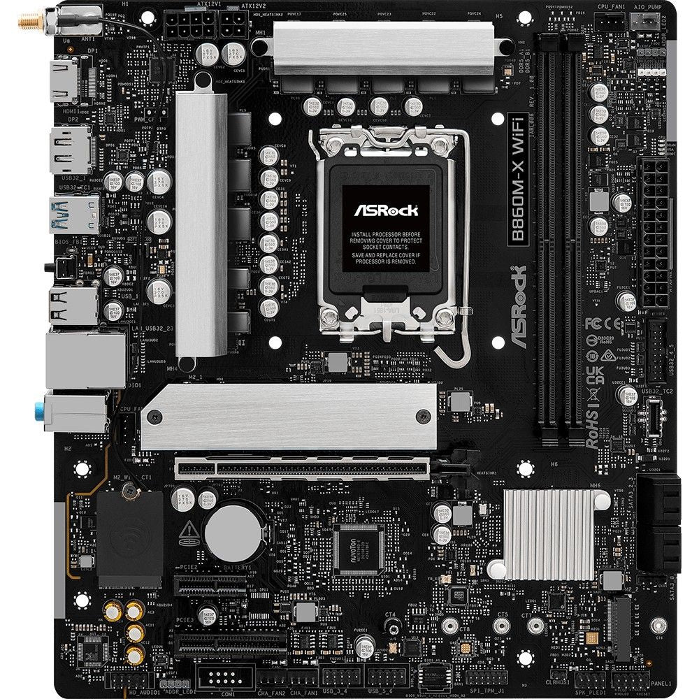 B860M-X WiFi 1851 mATX HDMI / DP DDR5