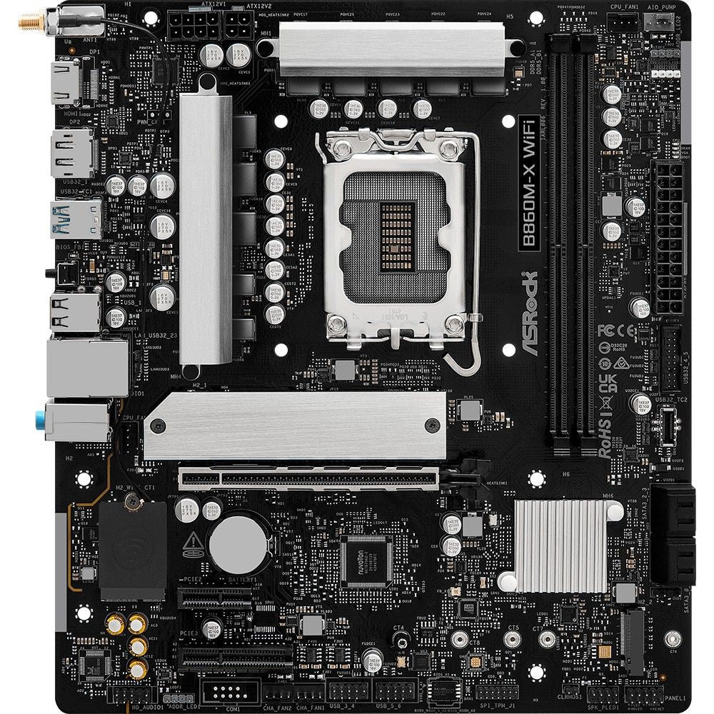 B860M-X WiFi 1851 mATX HDMI / DP DDR5