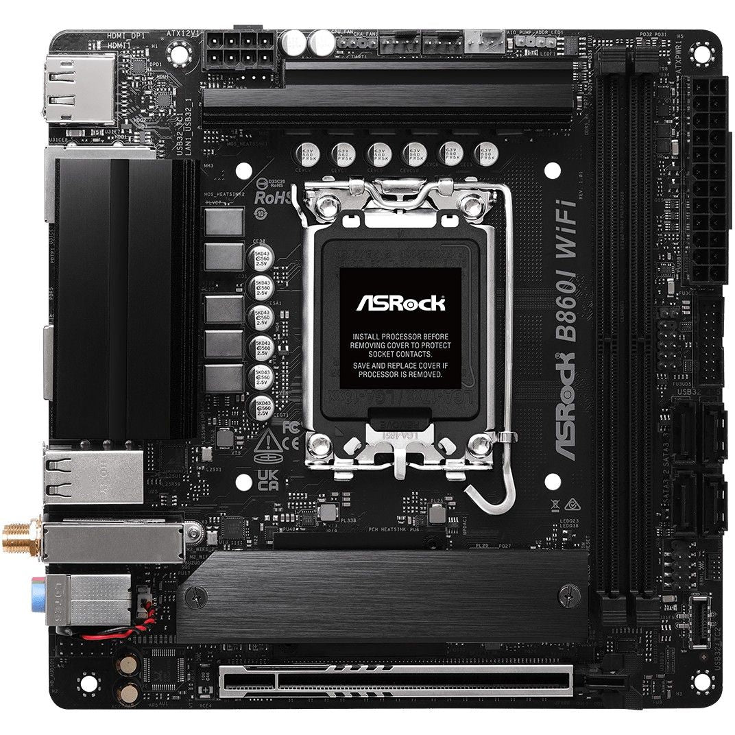 B860I WiFi 1851 mITX HDMI / DP DDR5
