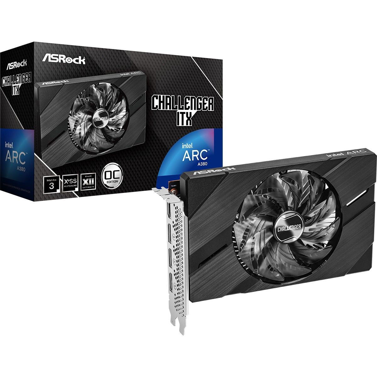 Asrock Challenger Intel Arc A380 ITX 6GB OC