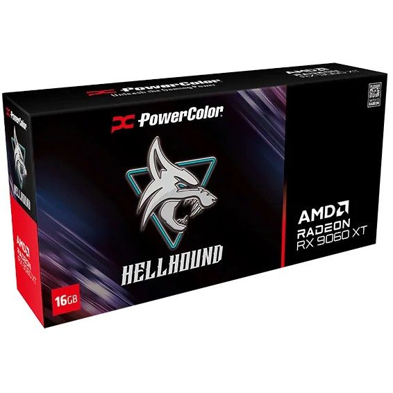 PowerColor Hellhound AMD Radeon RX 9060 XT 16GB GDDR6