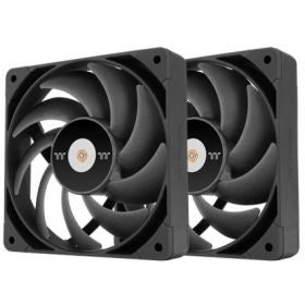 120mm Thermaltake TOUGHFAN 12 Pro PC Cooling Fan 2 Pack Black