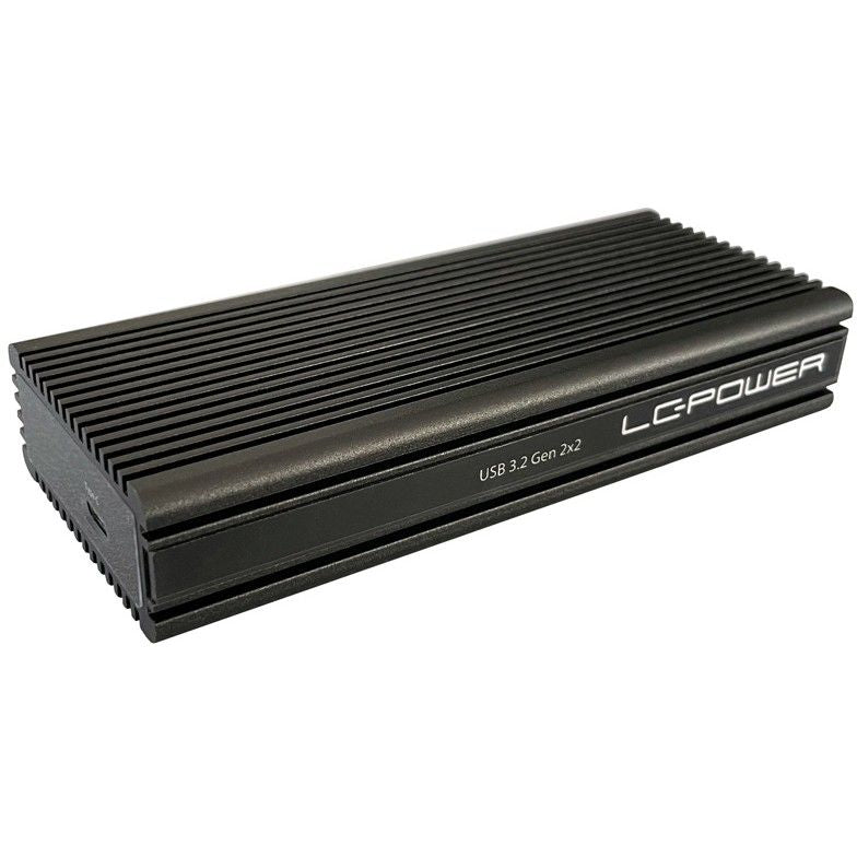 LC-Power LC-M2-C-NVME-2X2 storage drive enclosure