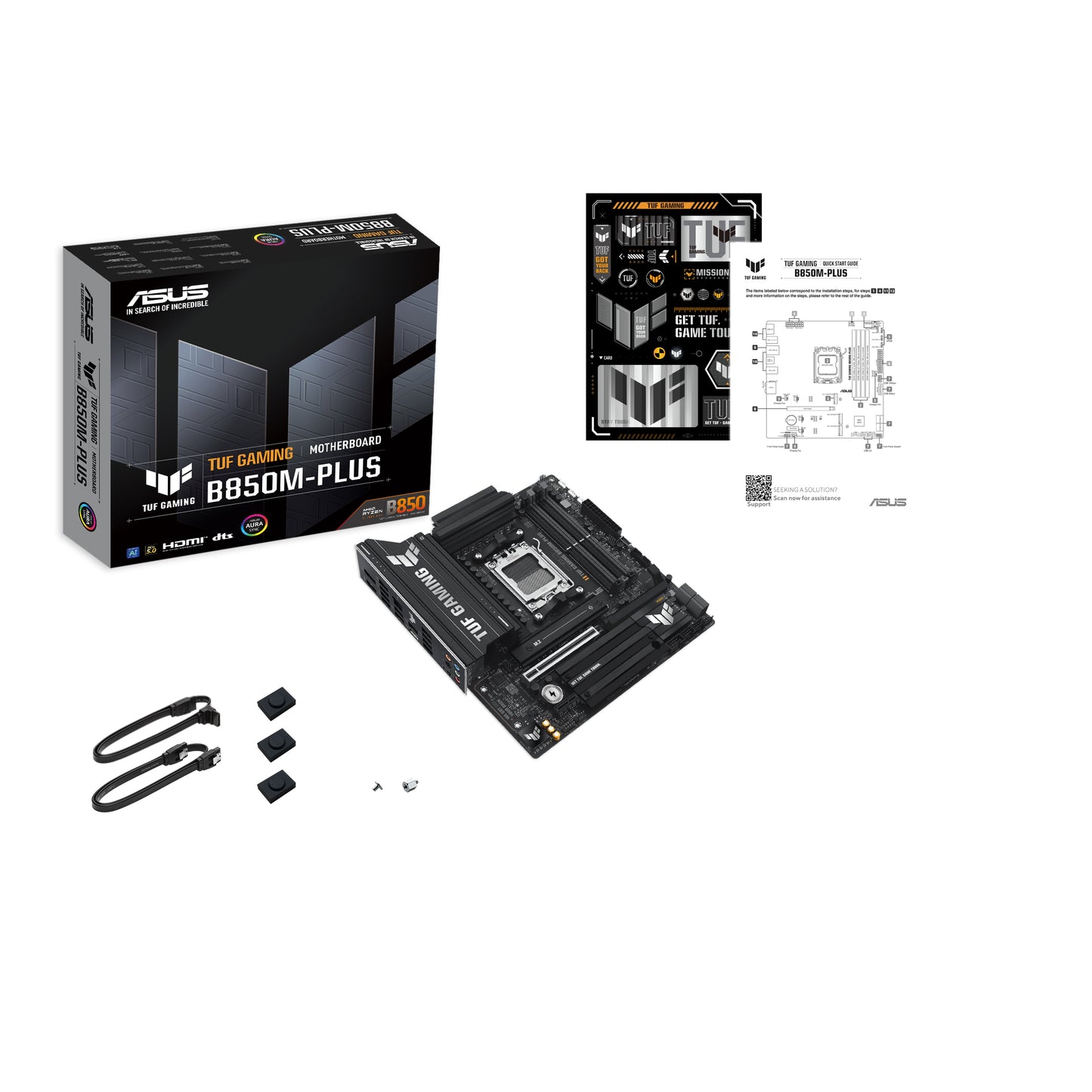 ASUS TUF GAMING B850M-PLUS AMD B850 Socket AM5 micro ATX