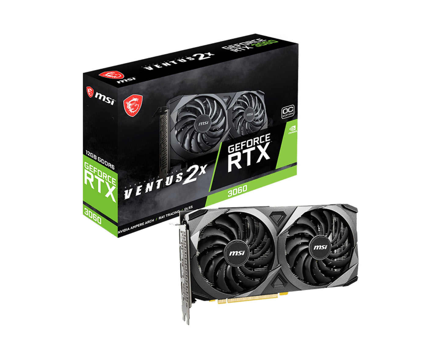MSI VENTUS GeForce RTX 3060 2X 12G OC