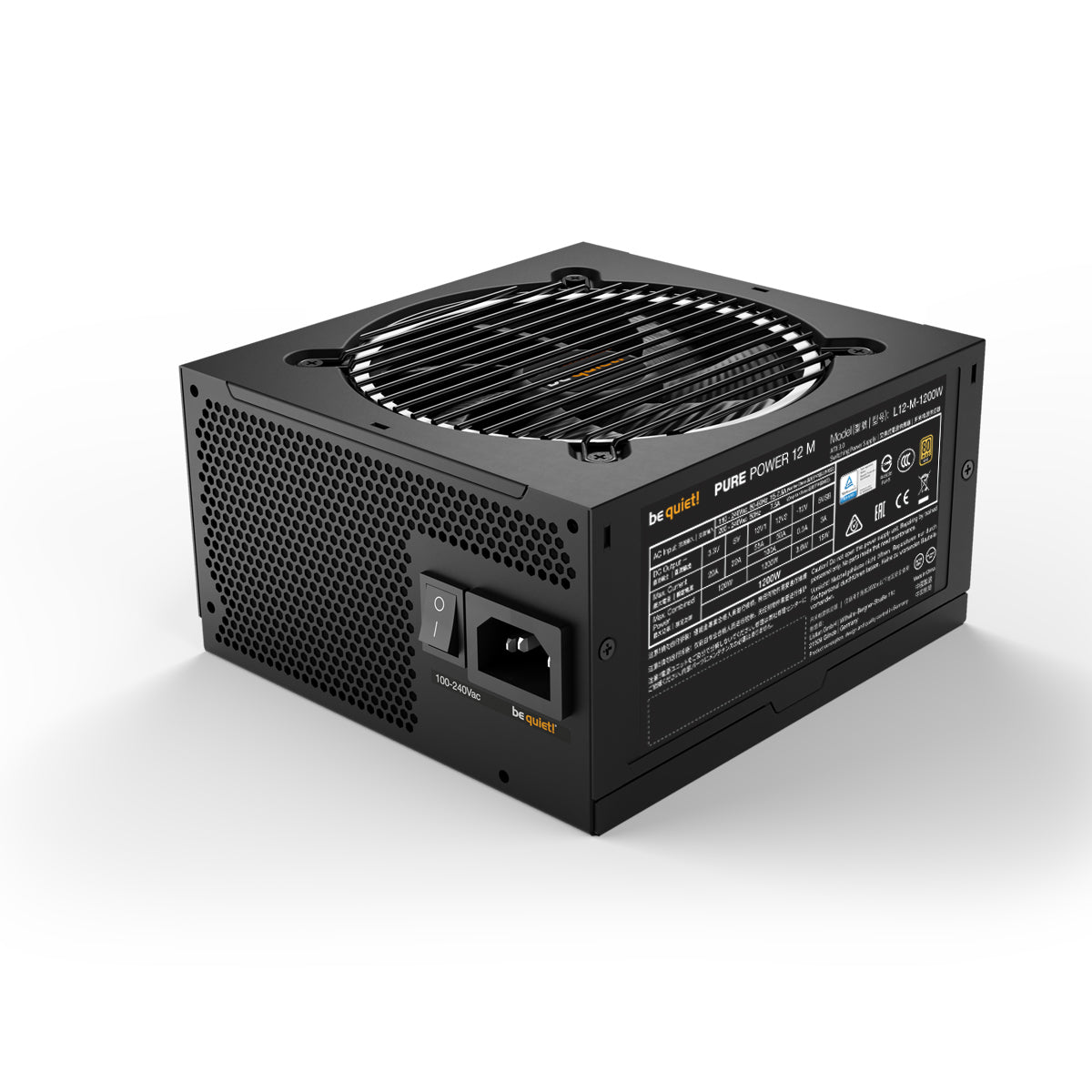 be quiet! PURE POWER 12 M | 1200W power supply unit