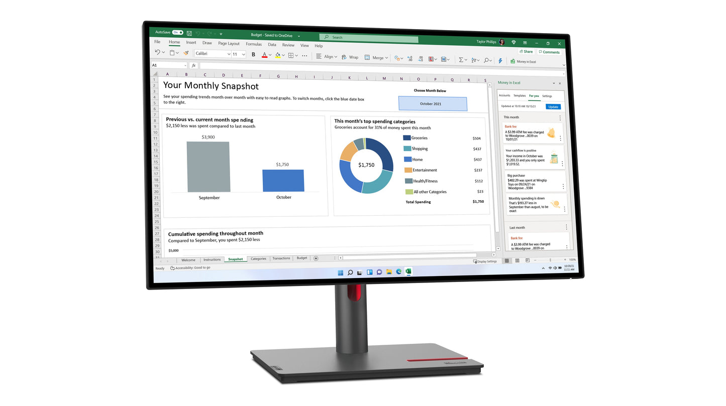 Lenovo ThinkVision P27h-30 LED display