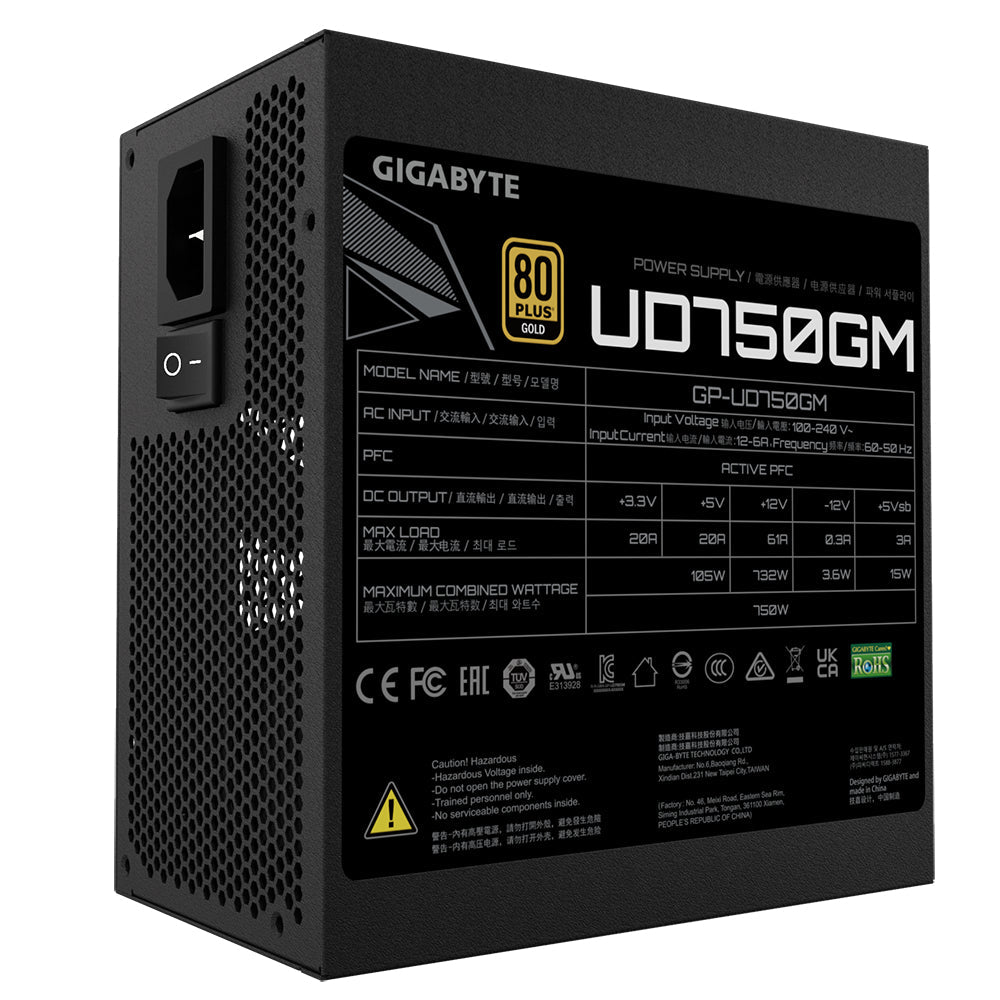 GIGABYTE GP-UD750GM power supply unit