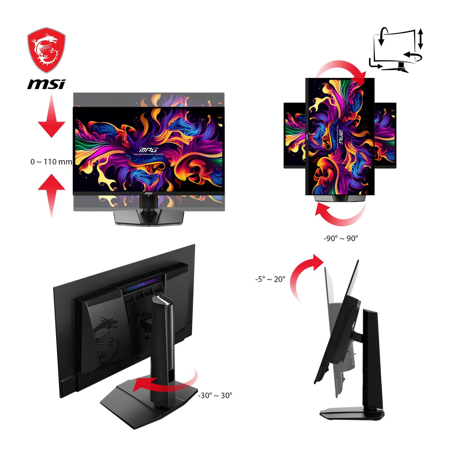 MSI MPG 271QRXDE QD-OLED computer monitor