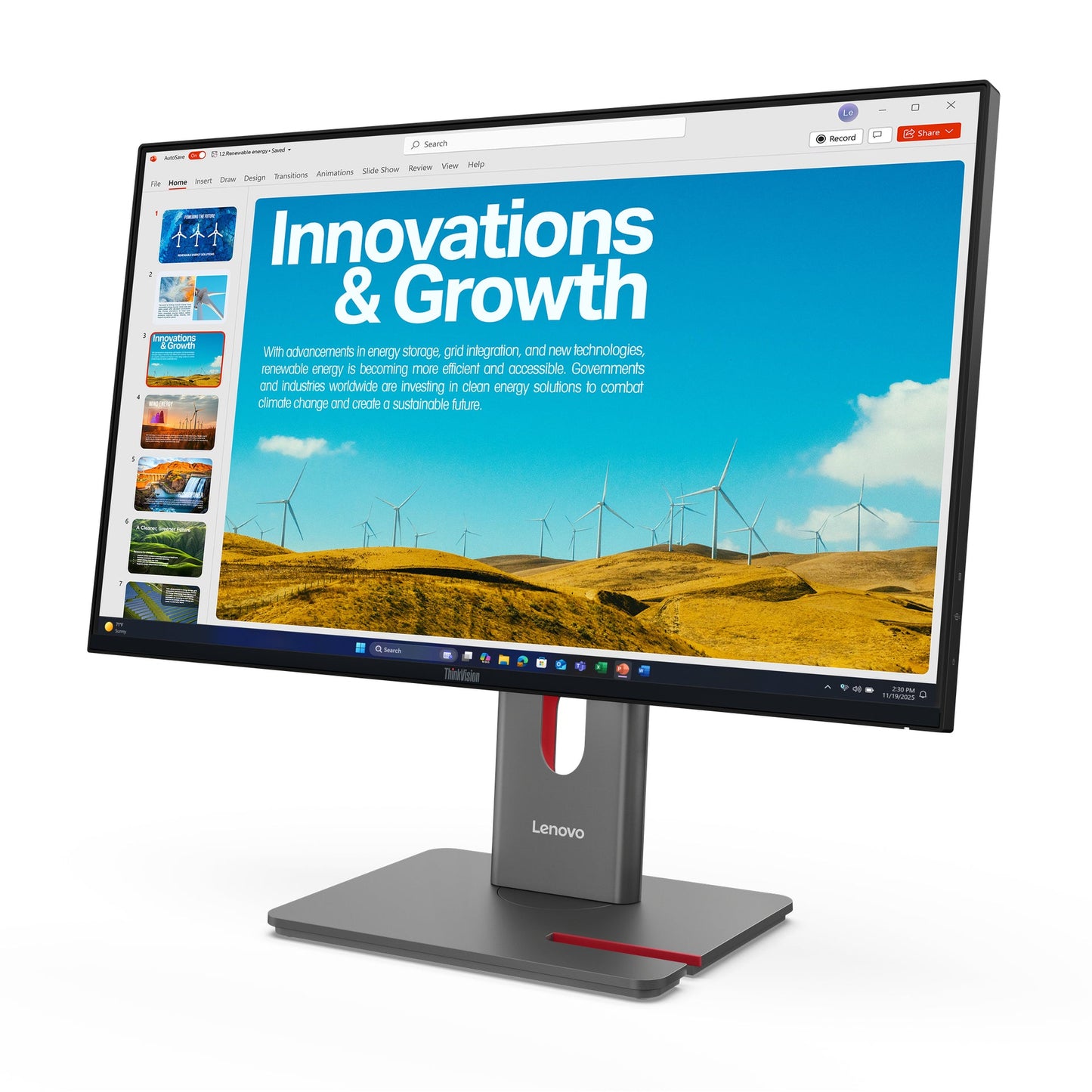 Lenovo ThinkVision P24QD-40 LED display