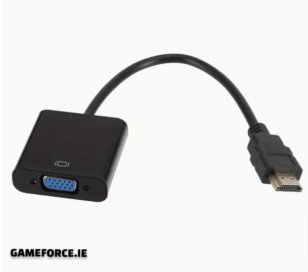 ARES HDTV TO VGA Adapter, Golden-Plated - TECHDIRECT GAMEFORCE.IE - Ireland - Carlow - Dublin - Cork