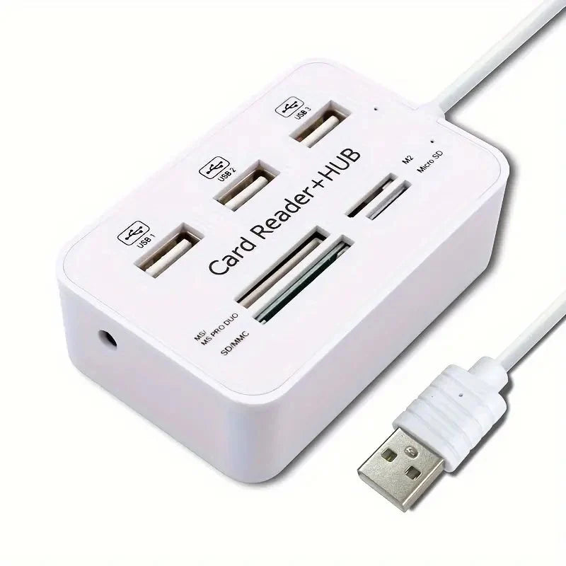 MICRODRIVE 7-in-1 USB Card Reader Hub - TECHDIRECT GAMEFORCE.IE - Ireland - Carlow - Dublin - Cork