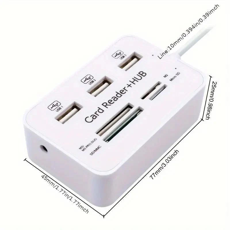 MICRODRIVE 7-in-1 USB Card Reader Hub - TECHDIRECT GAMEFORCE.IE - Ireland - Carlow - Dublin - Cork