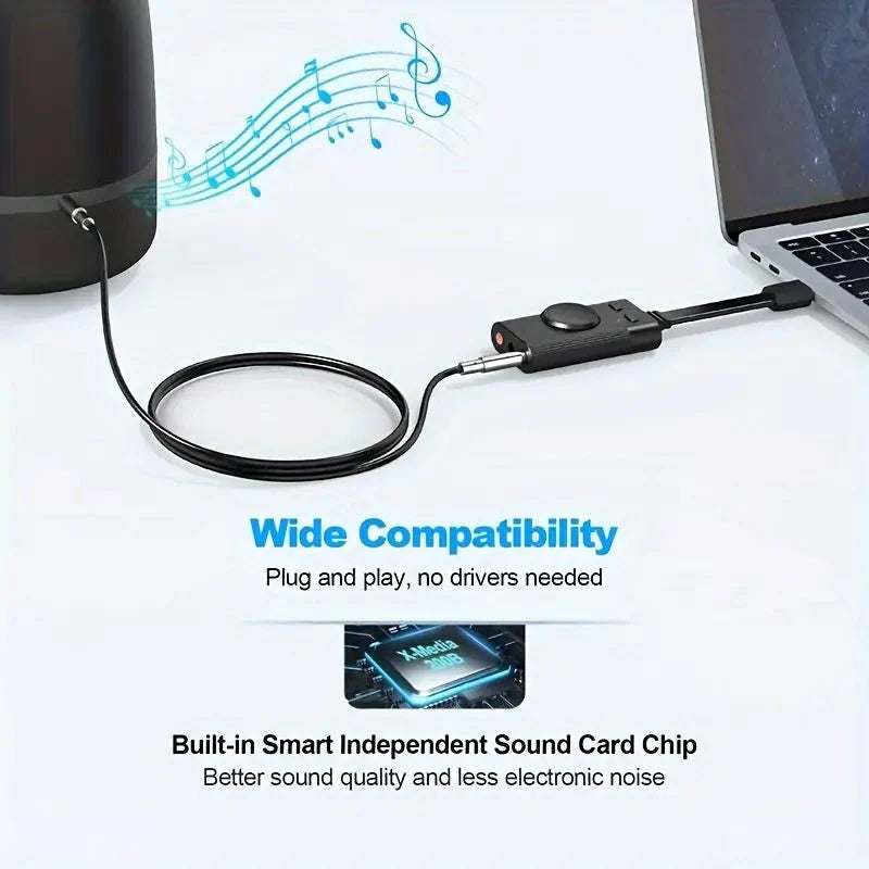 PC-Link USB Sound Card with Volume Control - TECHDIRECT GAMEFORCE.IE - Ireland - Carlow - Dublin - Cork
