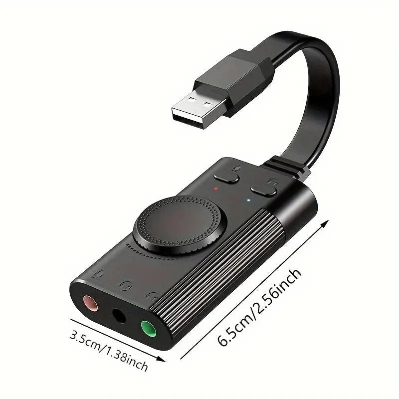 PC-Link USB Sound Card with Volume Control - TECHDIRECT GAMEFORCE.IE - Ireland - Carlow - Dublin - Cork