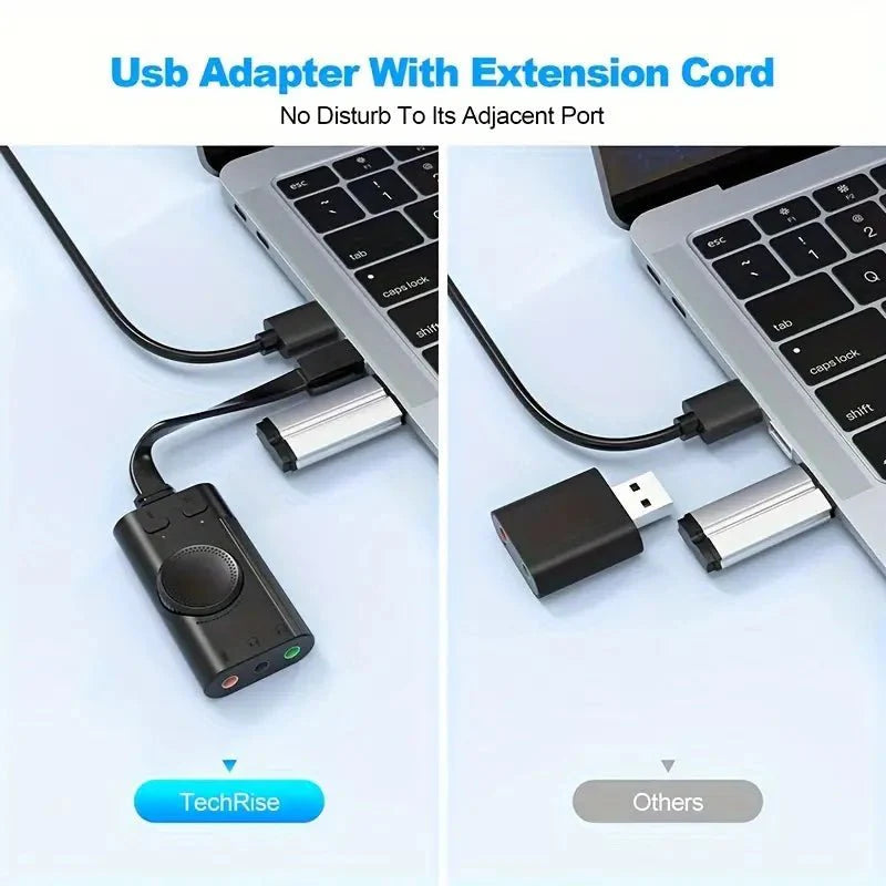 PC-Link USB Sound Card with Volume Control - TECHDIRECT GAMEFORCE.IE - Ireland - Carlow - Dublin - Cork