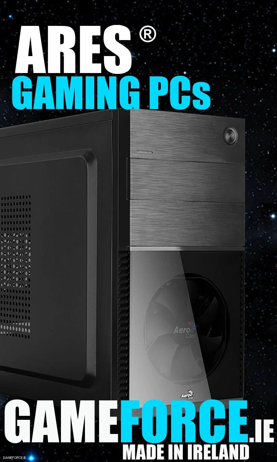 Ares® AMD Ryzen™ 9 9900X - NVIDIA GeFORCE™ RTX 4070 Ti SUPER 16GB - Custom Gaming Desktop PC - TECHDIRECT GAMEFORCE.IE - Ireland - Carlow - Dublin - Cork
