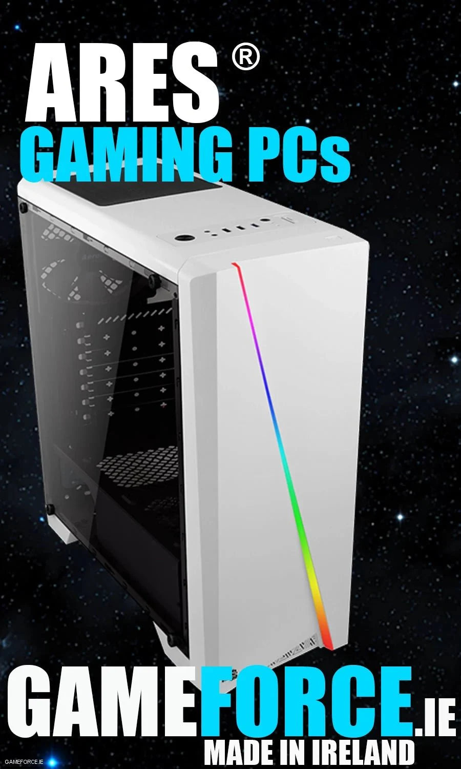 Ares® Intel Core™ i9 14900K - Nvidia GeForce™ RTX 4070 Ti Super 16GB - Custom Gaming Desktop PC - TECHDIRECT GAMEFORCE.IE - Ireland - Carlow - Dublin - Cork