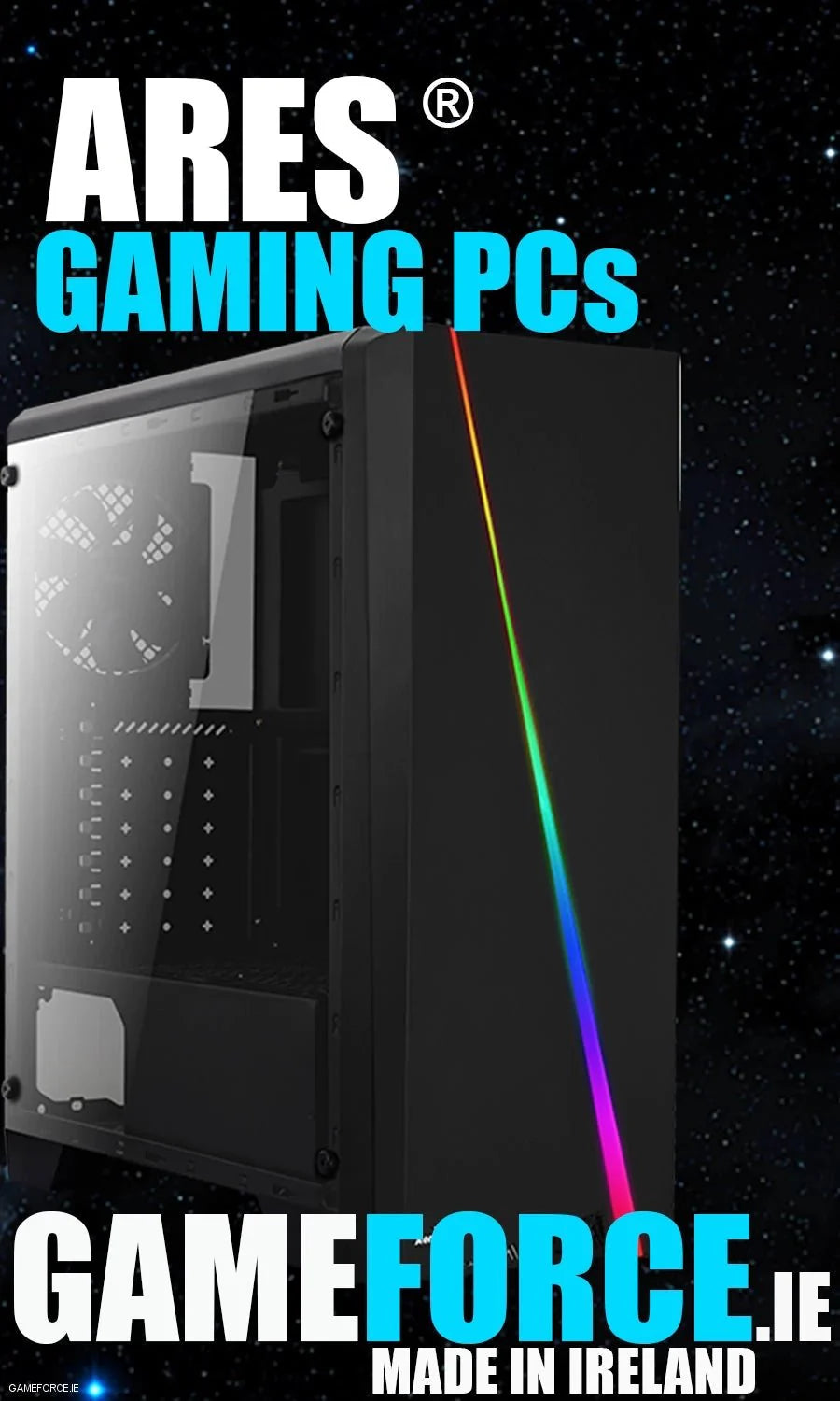 Ares® Intel Core™ i9 14900K - Nvidia GeForce™ RTX 4070 Ti Super 16GB - Custom Gaming Desktop PC - TECHDIRECT GAMEFORCE.IE - Ireland - Carlow - Dublin - Cork