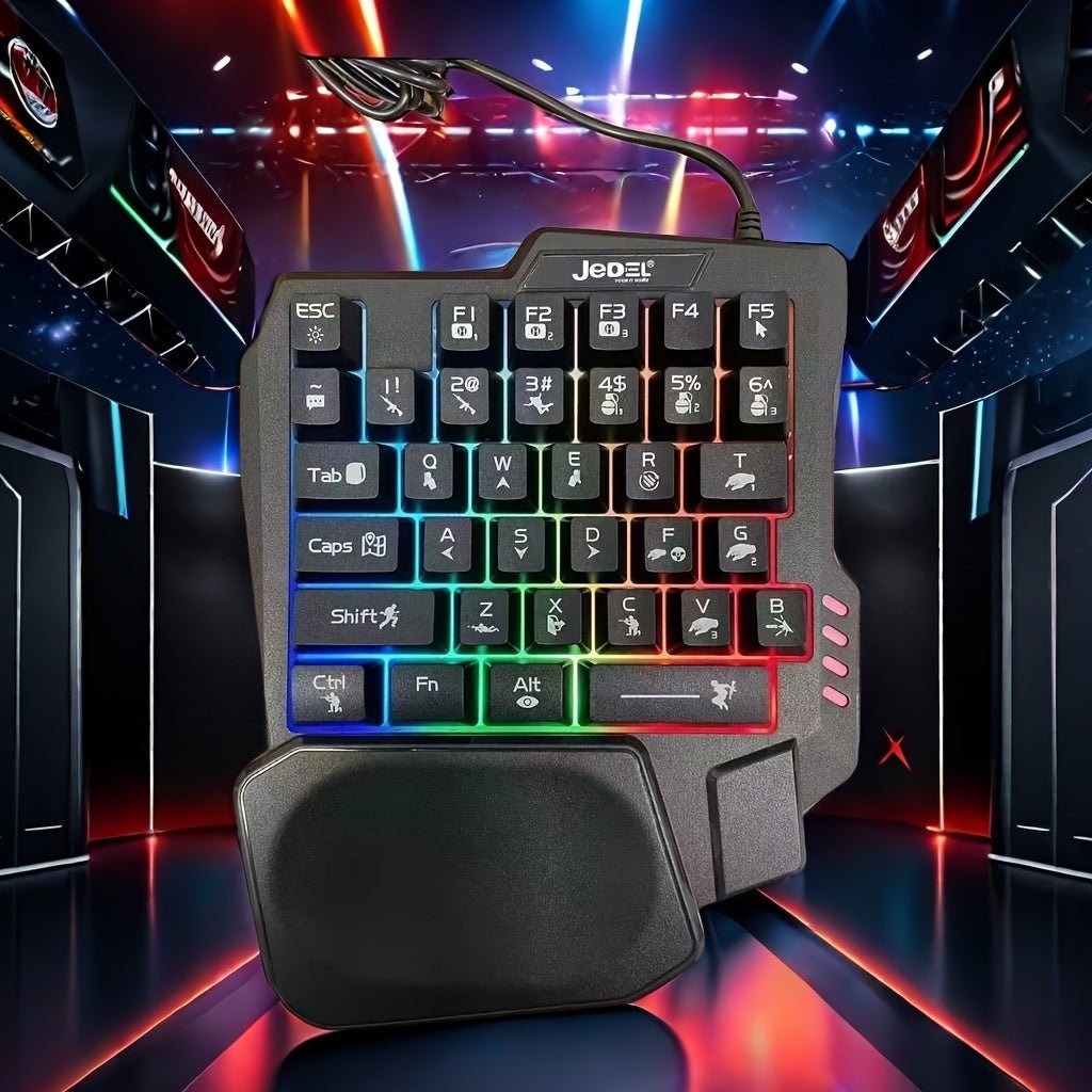 JEDEL-GAMING K601 One-Handed Gaming Keyboard - TECHDIRECT GAMEFORCE.IE - Ireland - Carlow - Dublin - Cork