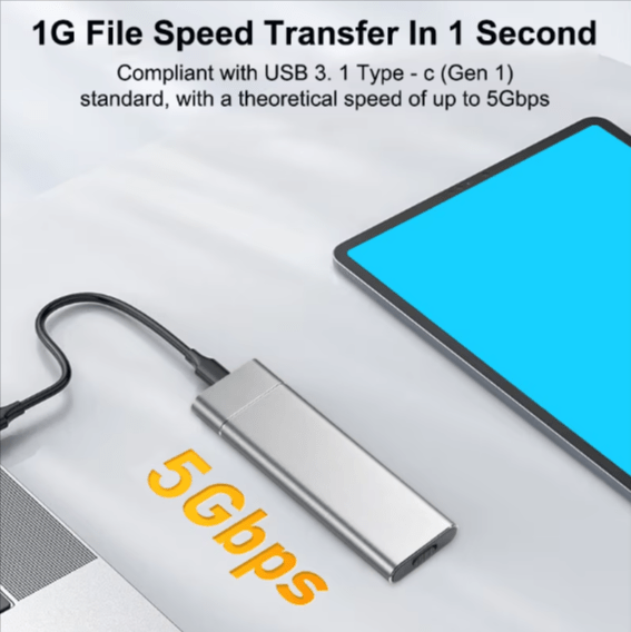PC-Link External Hard Disk Box M.2 PC Case USB-C Gen1 5Gbp - TECHDIRECT GAMEFORCE.IE - Ireland - Carlow - Dublin - Cork