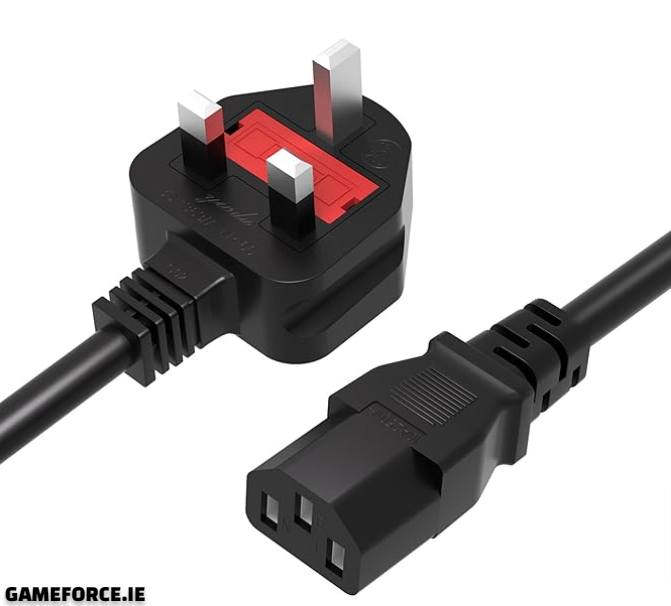 PC-Link Power Cable UK 3 Prong Plug C2G -C13 3 Meter For Gaming PCs / Office PCs and Workstations along with many other Appliances, - TECHDIRECT GAMEFORCE.IE - Ireland - Carlow - Dublin - Cork