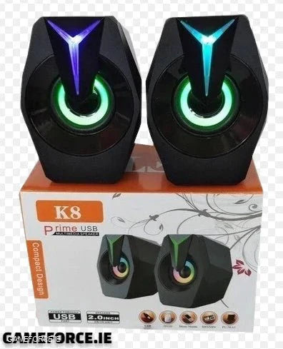SPEAKER PRIME USB K8 GAMING SPEAKERS - TECHDIRECT GAMEFORCE.IE - Ireland - Carlow - Dublin - Cork