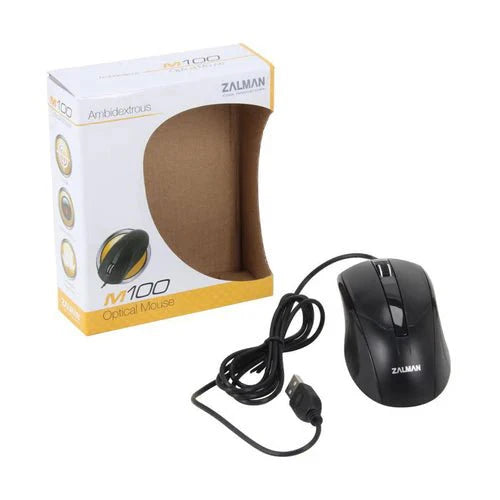 Zalman M100 Black Wired Optical Mouse - TECHDIRECT GAMEFORCE.IE - Ireland - Carlow - Dublin - Cork