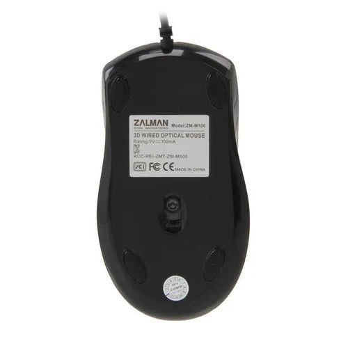 Zalman M100 Black Wired Optical Mouse - TECHDIRECT GAMEFORCE.IE - Ireland - Carlow - Dublin - Cork