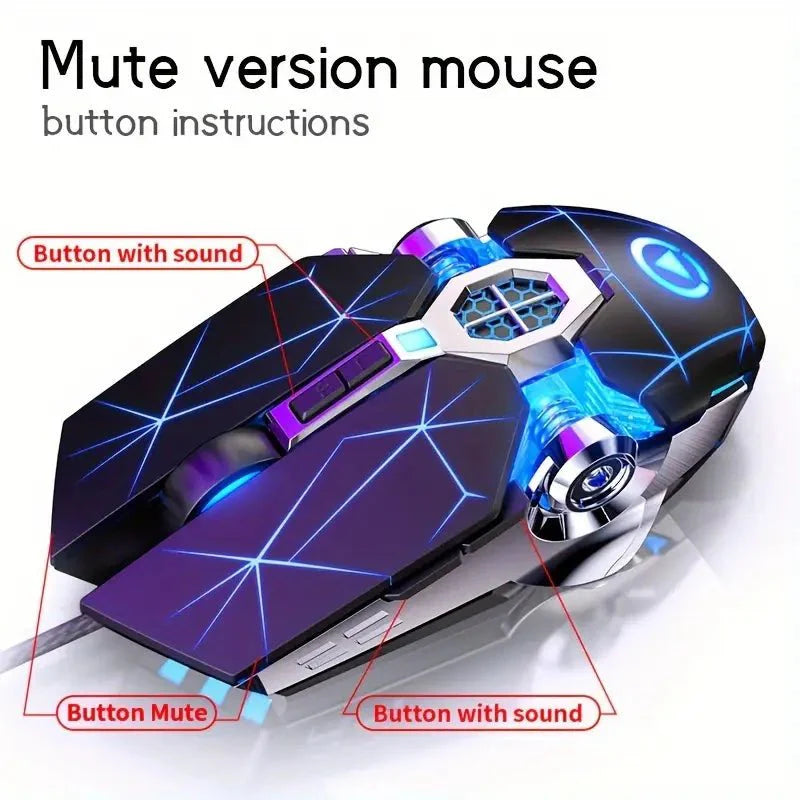 G3 Carving Shark Esports Mechanical Mouse Wired Mute Black - TECHDIRECT GAMEFORCE.IE - Ireland - Carlow - Dublin - Cork