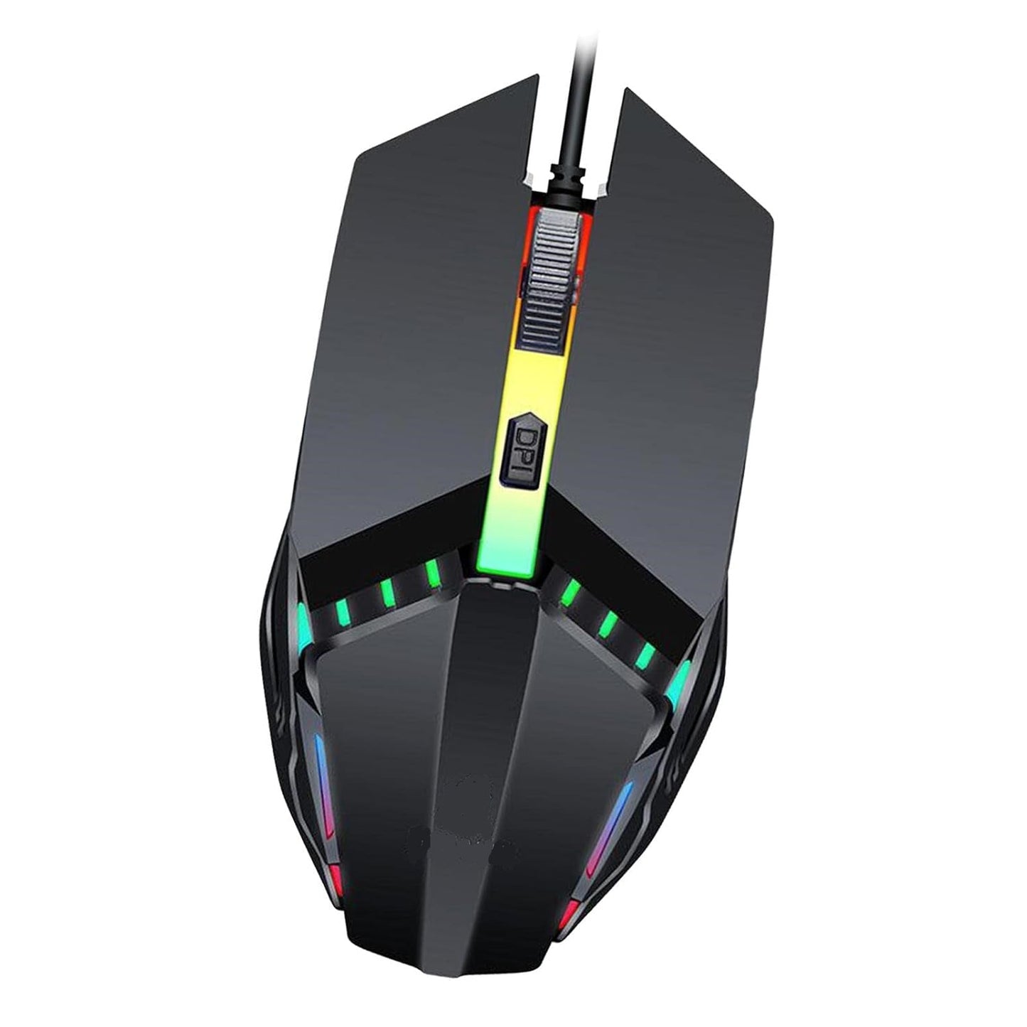 LED Backlit RGB Wired Gaming Mouse 1600 DPI Gamer Mouse - TECHDIRECT GAMEFORCE.IE - Ireland - Carlow - Dublin - Cork