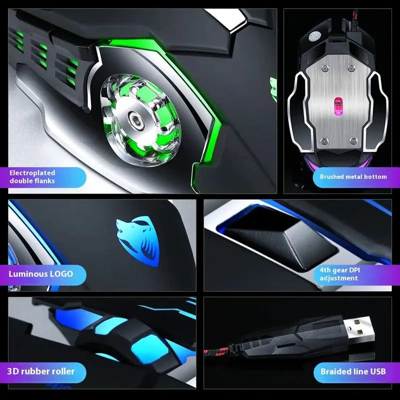 PC-LINK-WIRED-WIND-AND-FIRE-RGB-MOUSE - TECHDIRECT GAMEFORCE.IE - Ireland - Carlow - Dublin - Cork