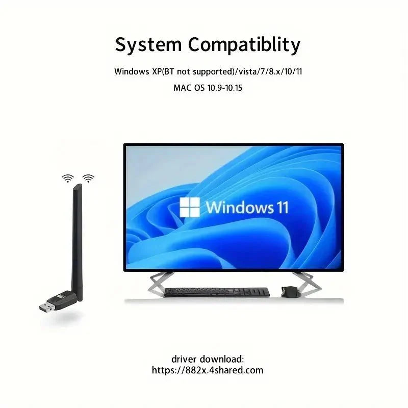 High-Speed AC600 Mbps Dual Band BT 5.0 USB WiFi Adapter - TECHDIRECT GAMEFORCE.IE - Ireland - Carlow - Dublin - Cork