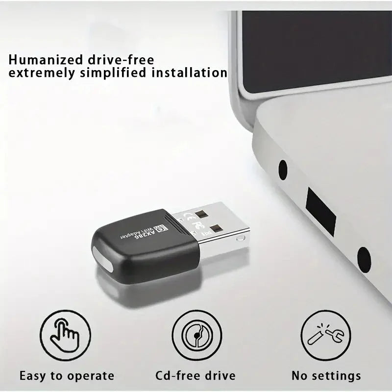 USB 286Mbps WiFi6 Wireless Adapter - TECHDIRECT GAMEFORCE.IE - Ireland - Carlow - Dublin - Cork
