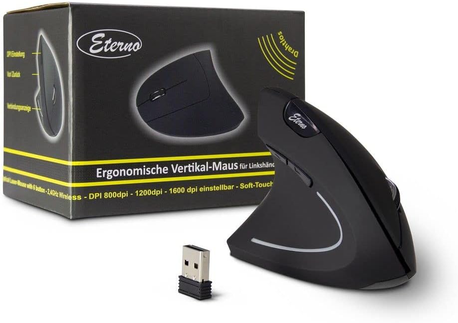 Eterno KM-206L Left Handed Wireless Mouse - TECHDIRECT GAMEFORCE.IE - Ireland - Carlow - Dublin - Cork