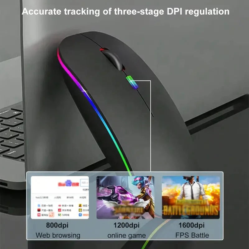 PC-Link Rechargeable Dual Wireless 2.4Ghz/BT RGB Silent Mouse - TECHDIRECT GAMEFORCE.IE - Ireland - Carlow - Dublin - Cork