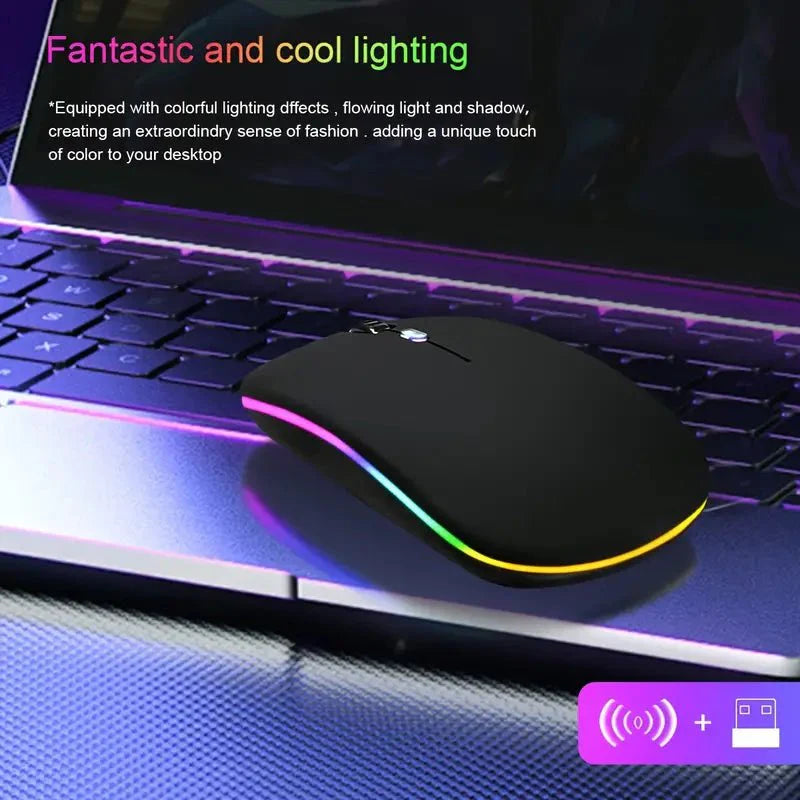 PC-Link Rechargeable Dual Wireless 2.4Ghz/BT RGB Silent Mouse - TECHDIRECT GAMEFORCE.IE - Ireland - Carlow - Dublin - Cork