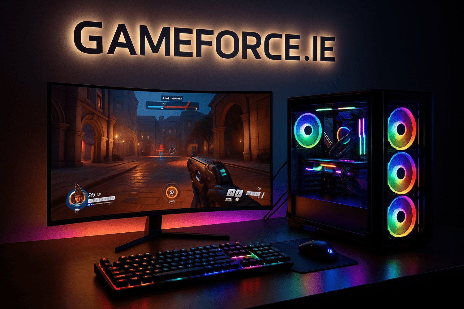 GAMING PC MONITORS WITH OFFICIAL MANUFACTURERS WARRANTY FROM IRELANDS GAMEFORCE.IE