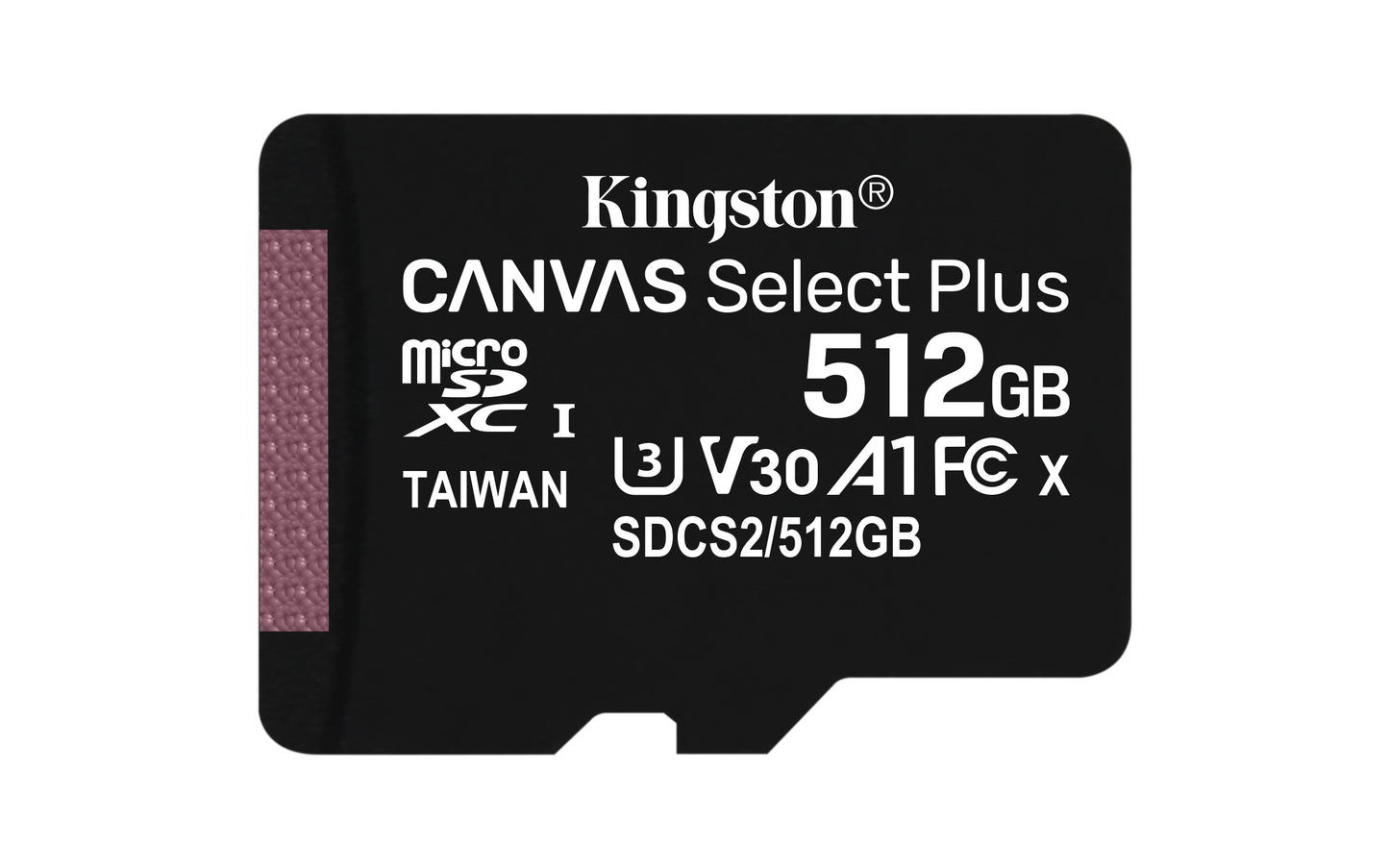 Kingston Technology 512GB micSDXC Canvas Select Plus 100R A1 C10 Card + ADP