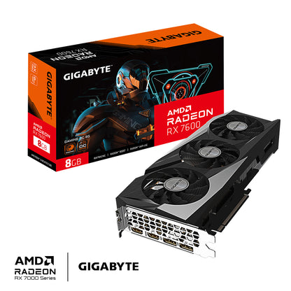 GIGABYTE GAMING Radeon RX 7600 OC 8G AMD 8 GB GDDR6