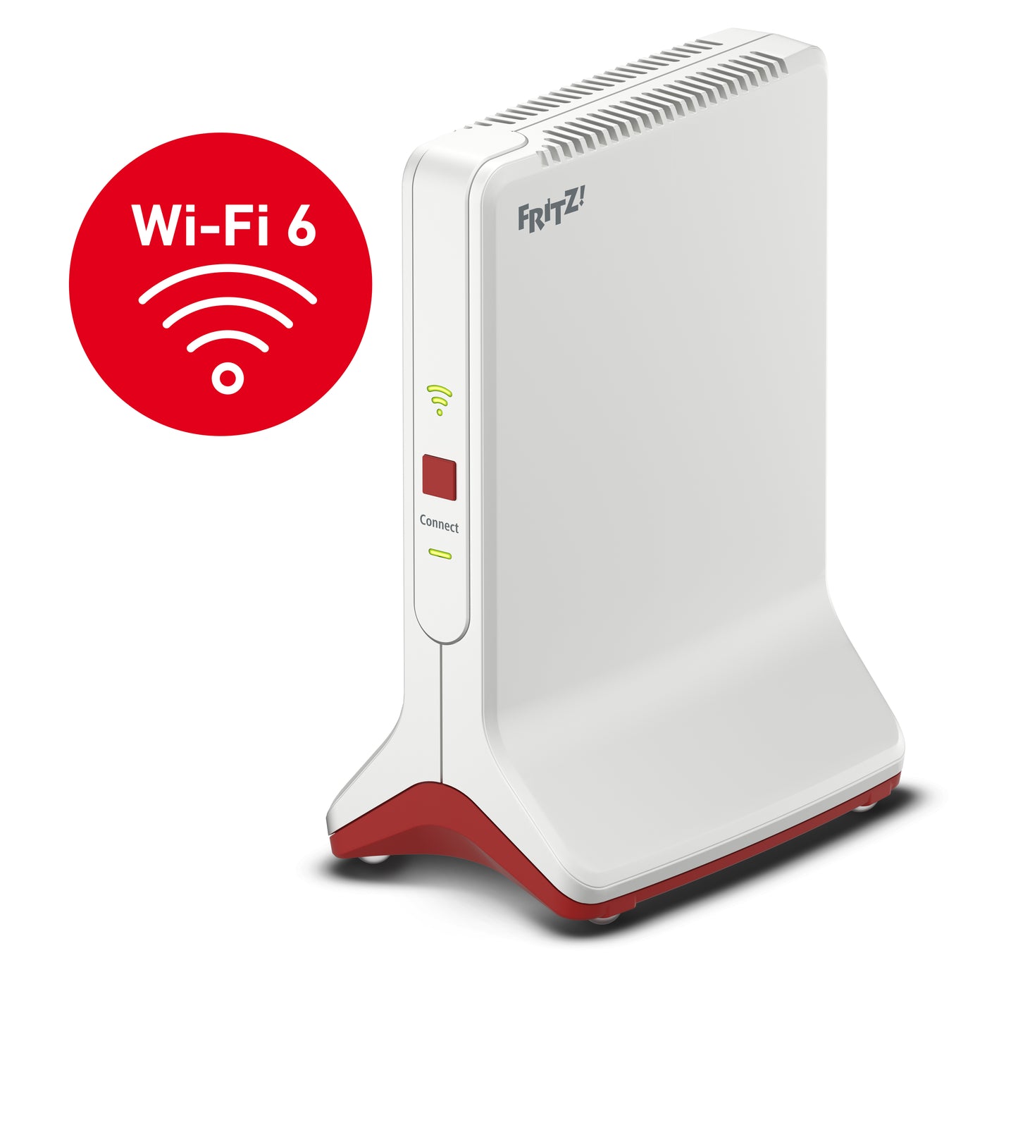 FRITZ!Repeater 6000 wireless router Ethernet Tri-band (2.4 GHz / 5 GHz / 5 GHz) Red, White