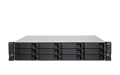 QNAP TS-H1886XU-RP-R2 NAS Rack (3U) Intel® Xeon® D D-1622 32 GB DDR4 0 TB QuTS hero Black, Grey