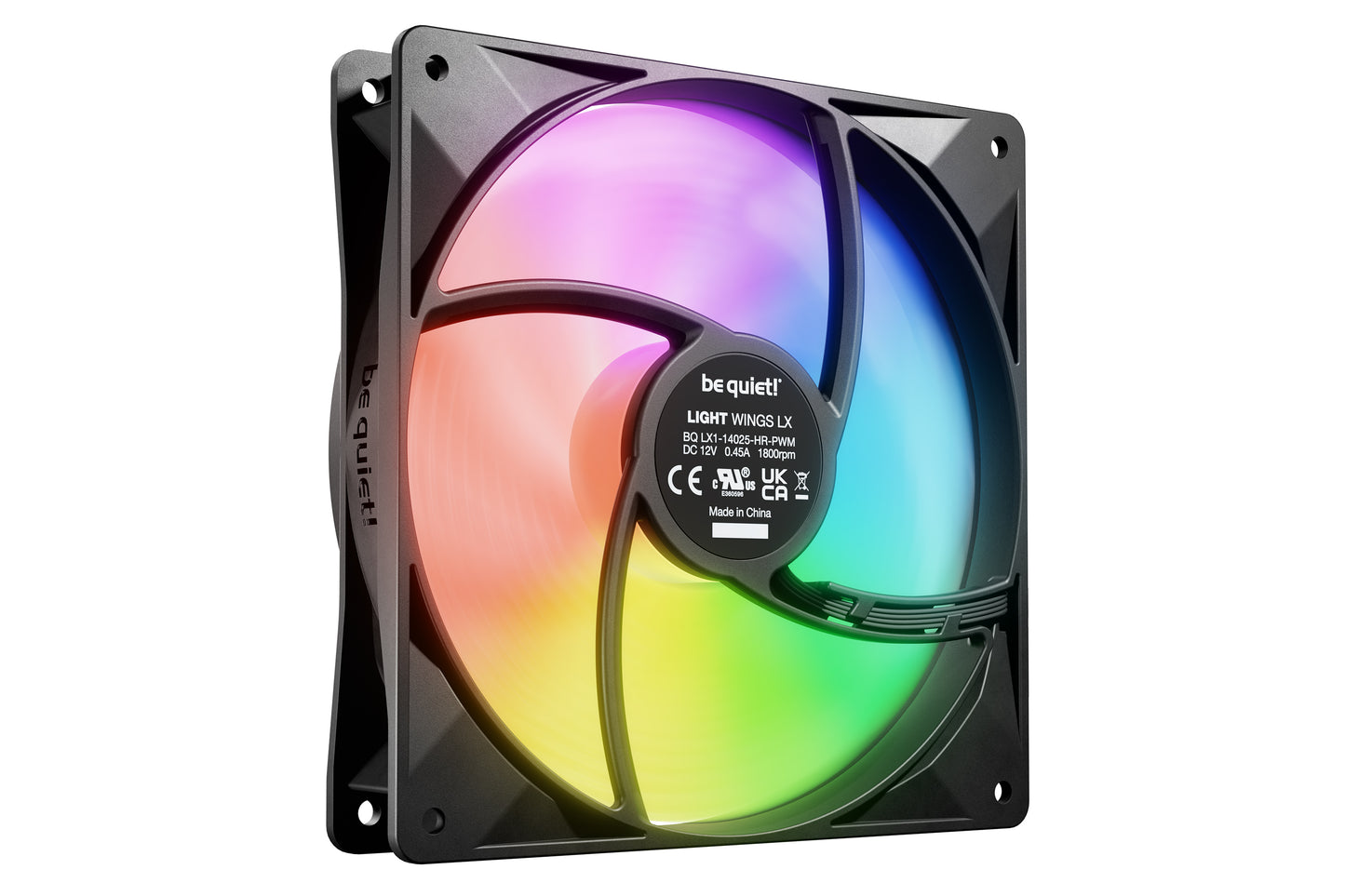 be quiet! LIGHT WINGS LX 140mm PWM high-speed Computer case Fan 14 cm Black 1 pc(s)