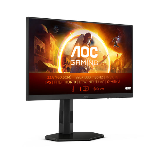 AOC 24G4X computer monitor 60.5 cm (23.8") 1920 x 1080 pixels Full HD LCD Black