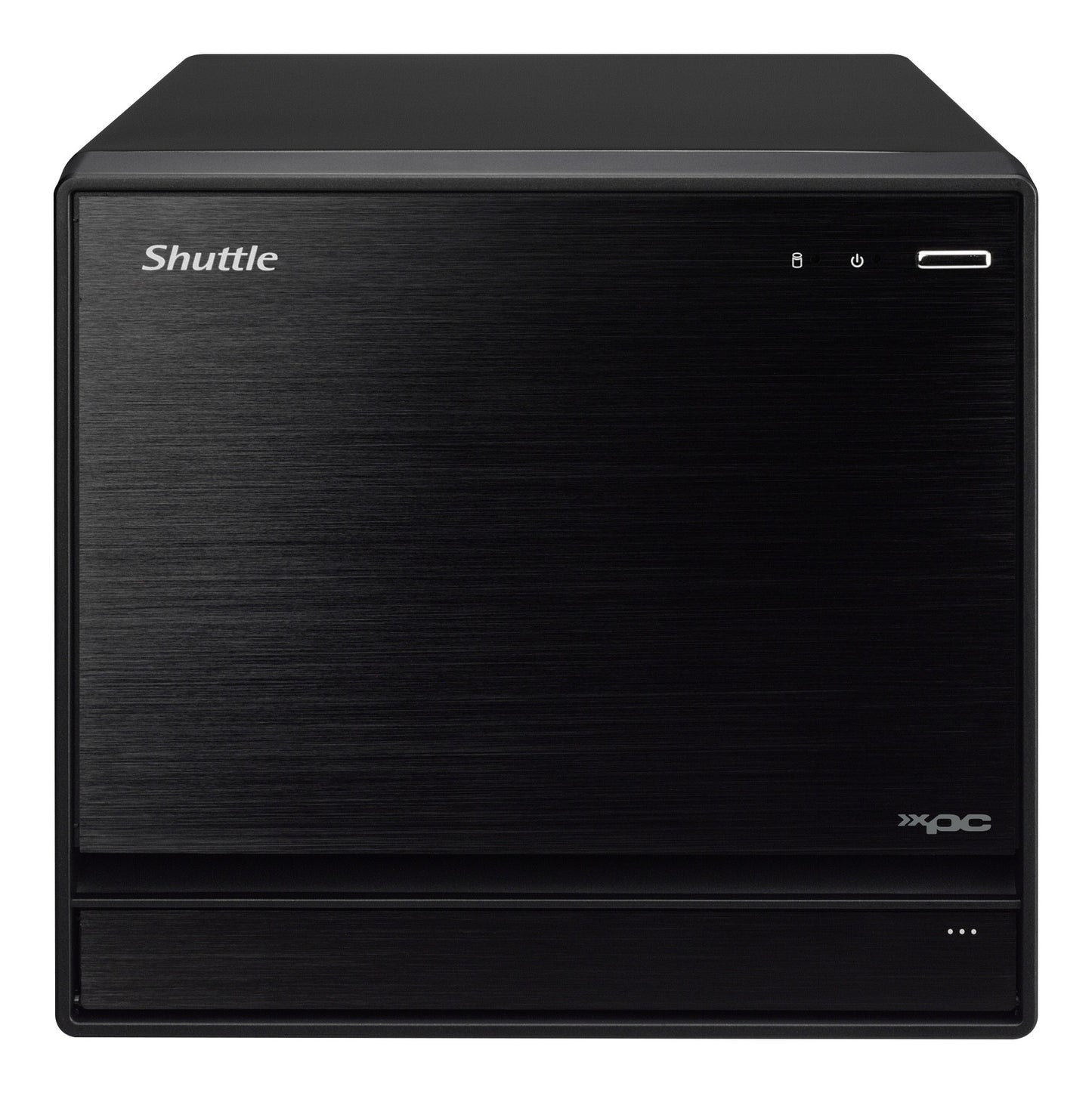 Shuttle XPC cube Barebone SH570R8 - S1200, Intel H570, 1x PCIe X16, 1x PCIe X4, 2x LAN,1x HDMI, 2x DP, 4x 3.5" HDD bays