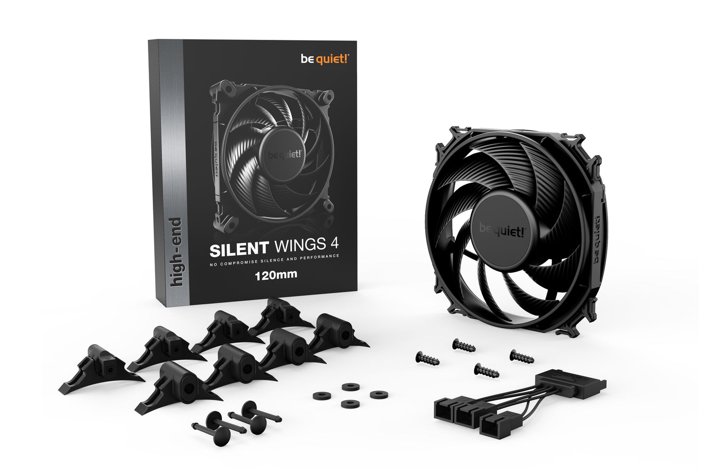 be quiet! SILENT WINGS 4 | 120mm Computer case Fan 12 cm Black 1 pc(s)