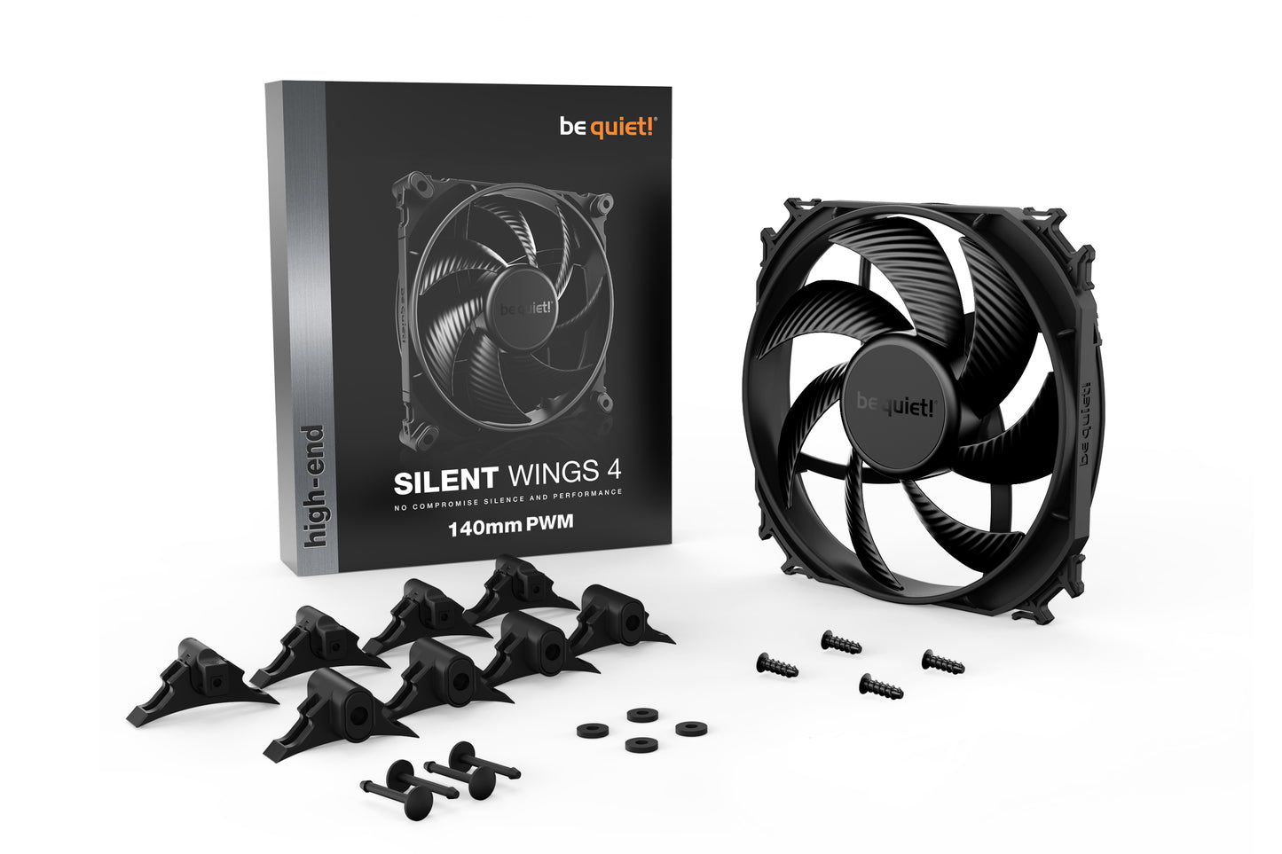 be quiet! SILENT WINGS 4 | 140mm PWM Computer case Fan 14 cm Black 1 pc(s)